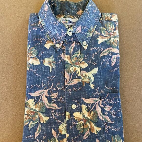 Reyn Spooner Vintage Shirt Reverse Print Popover Hawaiian Shirt Size L - Picture 5 of 11
